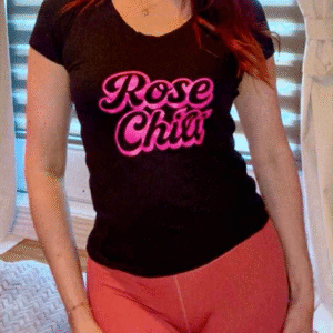 t shirt rose chili