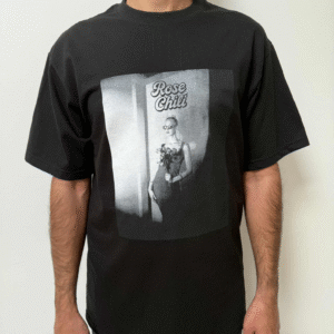 t shirt photo rose chili unisexe